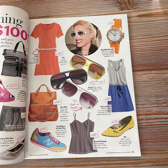 People Style Watch Magazine Featuring Carrie Underwood on the Cover, April 2009 - Picture 4 of 15